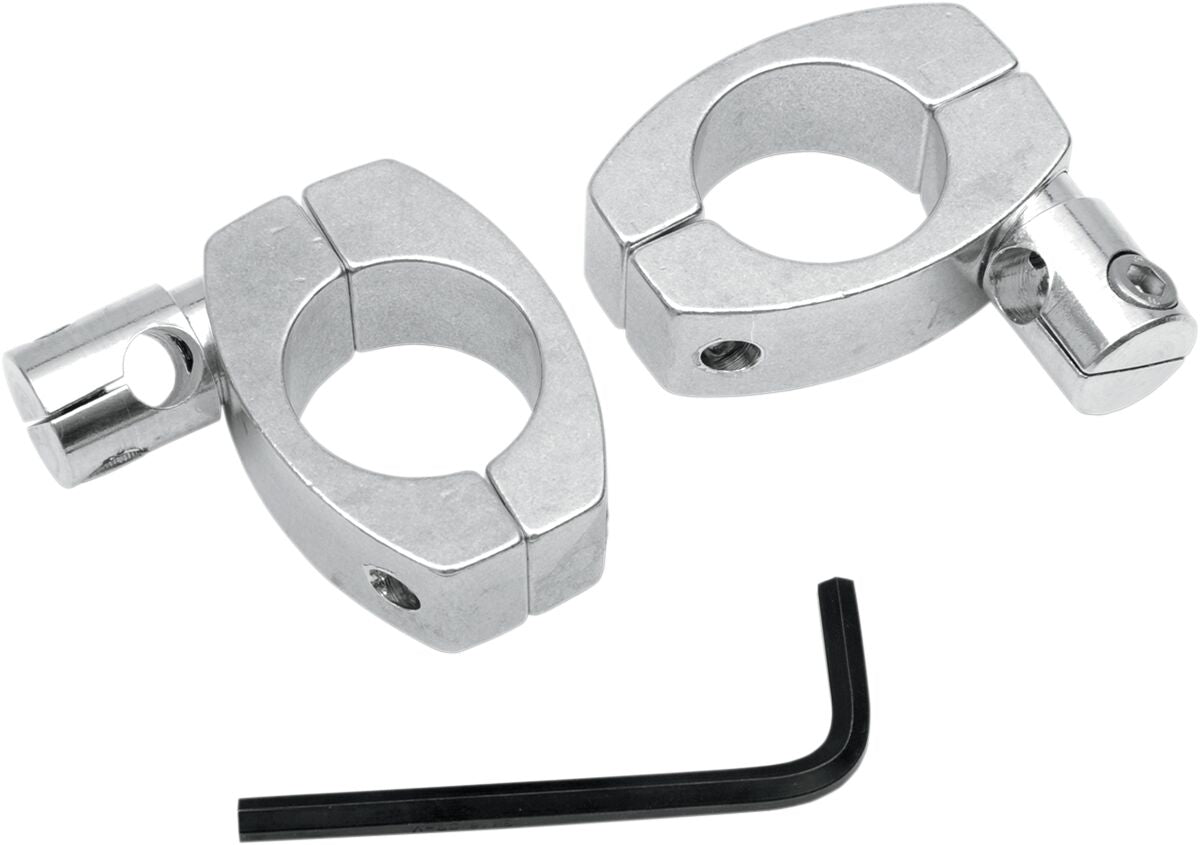 Memphis Shades Hd 1 1/4 Handlebar Clamps WINDSHIELD-HARDWARE KITS-PARTS Memphis Shades