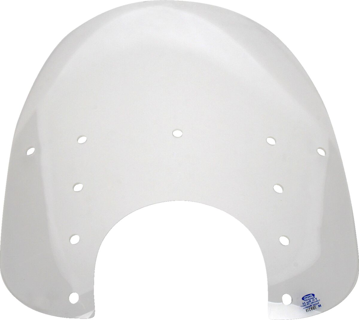 Memphis Shades Metric Fats 17 Plastic Clear WINDSHIELD-UNIVERSAL STREET TY Memphis Shades