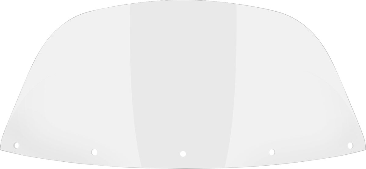 Memphis Shades Hd 9" Standard Windshield, Clear - 86-95 Touring FLHT/C Electra Glide Windshield Oem Harley Type Memphis Shades