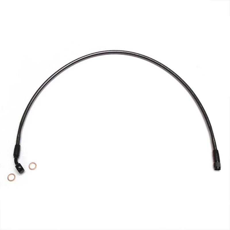 Magnum Shielding 2018 Up Softail Upper Brake Line Dual Disc Original Garage Moto 24" (+2")