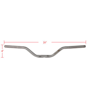 Thrashin Supply Co. Mid Bend Bars, Stainless Handlebars Thrashin Supply Co.