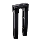 Og 10.5" Straight Risers Original Garage Moto Standard OG Top Clamp Black Black