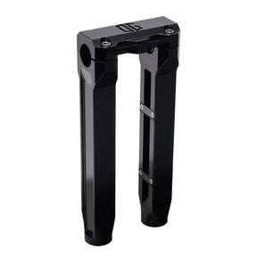 Og 10.5" Straight Risers Original Garage Moto Standard OG Top Clamp Black Black