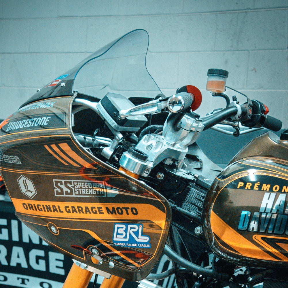 OG 2" Straight Risers Risers Original Garage Moto