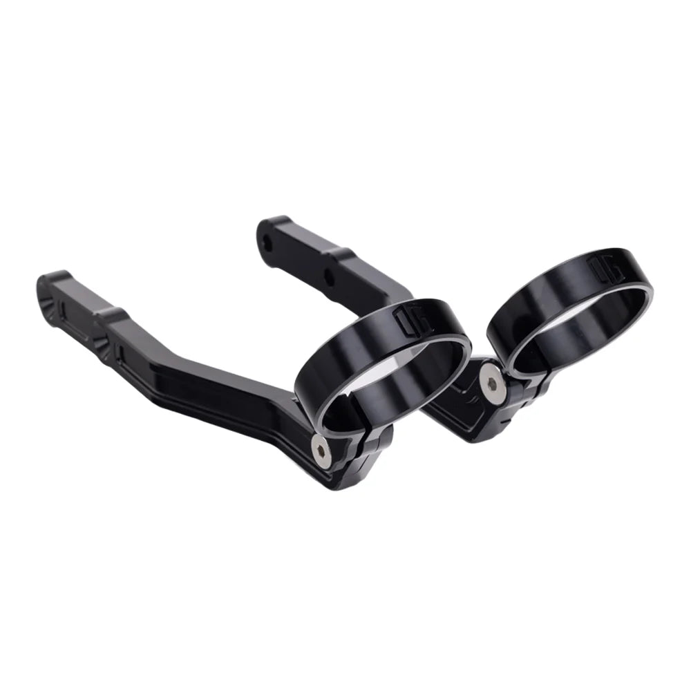 OG Remote Reservoir Mounts - 09-Up Touring Remote Reservoir Mounts Original Garage Moto Black Ohlins