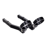 OG Remote Reservoir Mounts - 09-Up Touring Remote Reservoir Mounts Original Garage Moto Black Ohlins