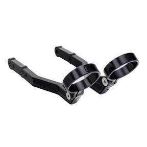 OG Remote Reservoir Mounts - 09-Up Touring Remote Reservoir Mounts Original Garage Moto Black Ohlins