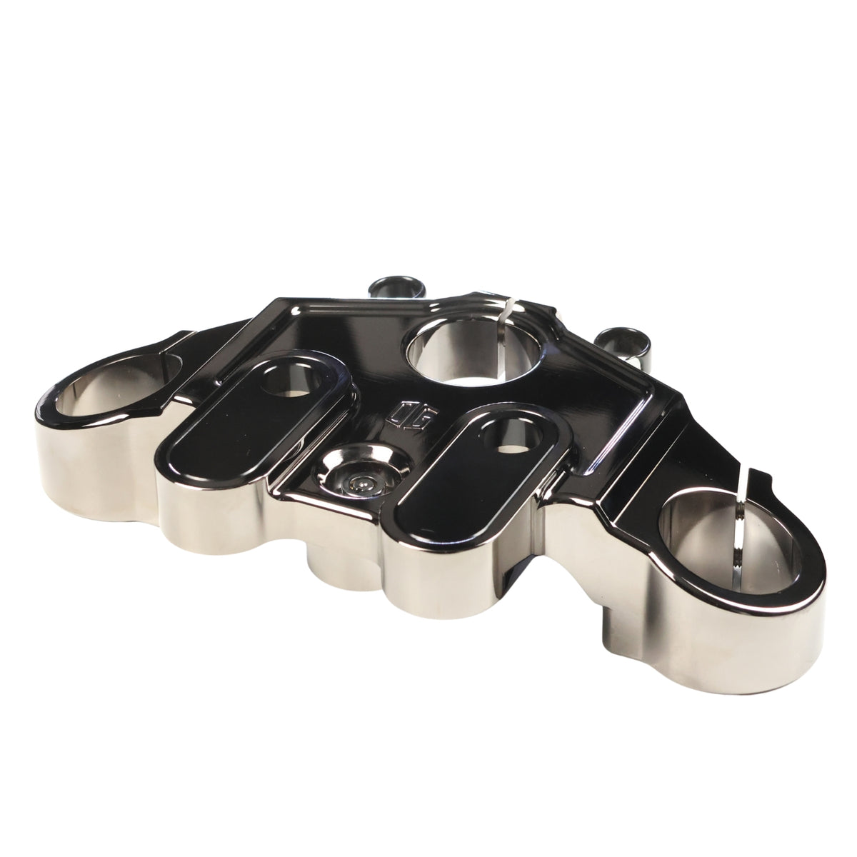 OG Drop 1" Top Triple Tree - 14-23 Touring Top Triple Tree Original Garage Moto Black Chrome