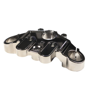 OG Drop 1" Top Triple Tree - 14-23 Touring Top Triple Tree Original Garage Moto Black Chrome