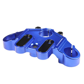 OG Drop 1" Top Triple Tree - 14-23 Touring Top Triple Tree Original Garage Moto Blue
