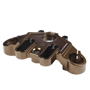 OG Drop 1" Top Triple Tree - 14-23 Touring Top Triple Tree Original Garage Moto Bronze