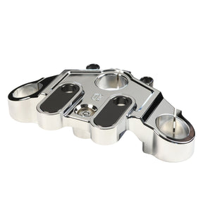OG Drop 1" Top Triple Tree - 14-23 Touring Top Triple Tree Original Garage Moto Chrome