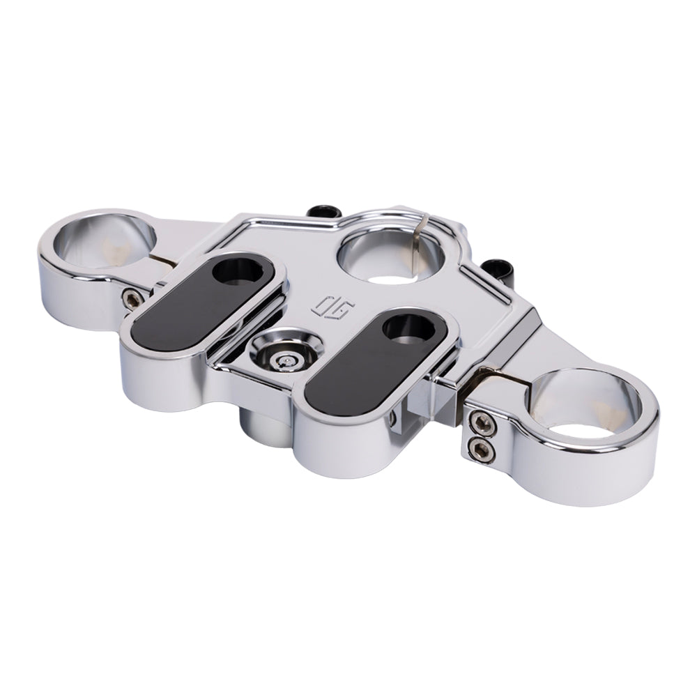OG Touring Top Triple Tree - 14-23 Touring Top Triple Tree Original Garage Moto Chrome