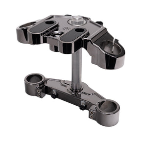 OG Drop 1" Triple Trees kit - 14+ Touring Triple Trees Original Garage Moto Black Chrome