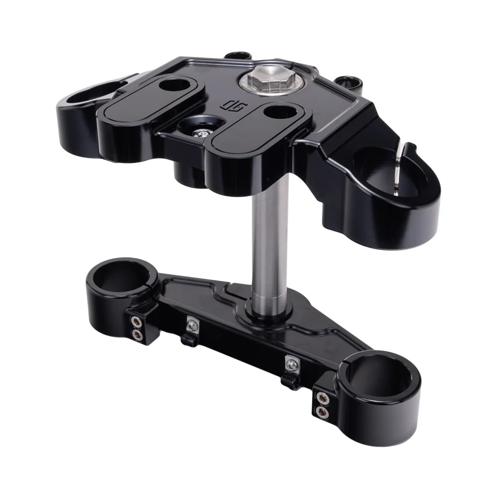 OG Drop 1" Triple Trees kit - 14+ Touring Triple Trees Original Garage Moto Black