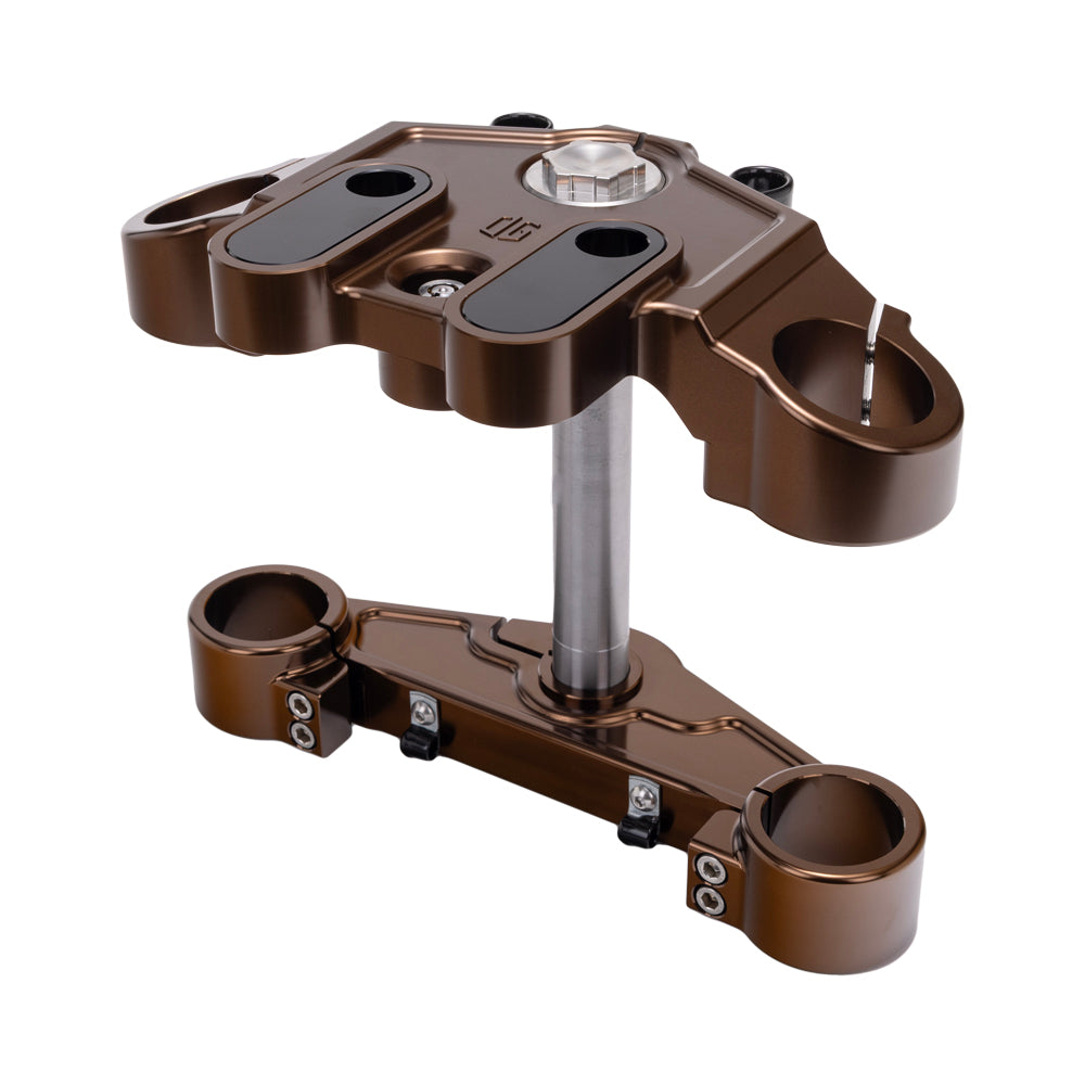 OG Drop 1" Triple Trees kit - 14+ Touring Triple Trees Original Garage Moto Bronze