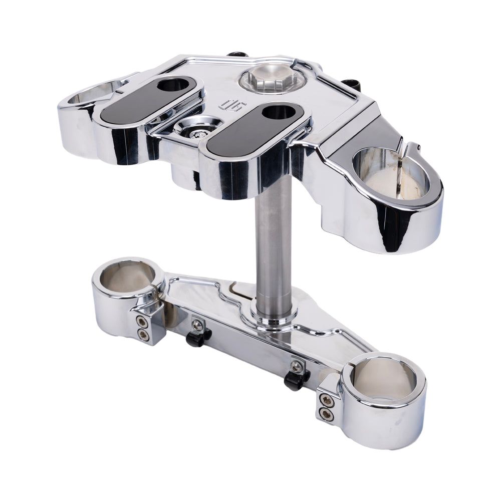 OG Drop 1" Triple Trees kit - 14+ Touring Triple Trees Original Garage Moto Chrome