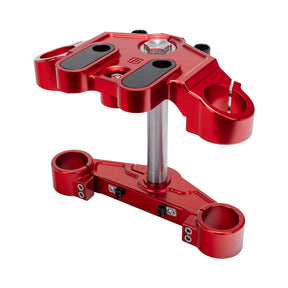 OG Drop 1" Triple Trees kit - 14+ Touring Triple Trees Original Garage Moto Red