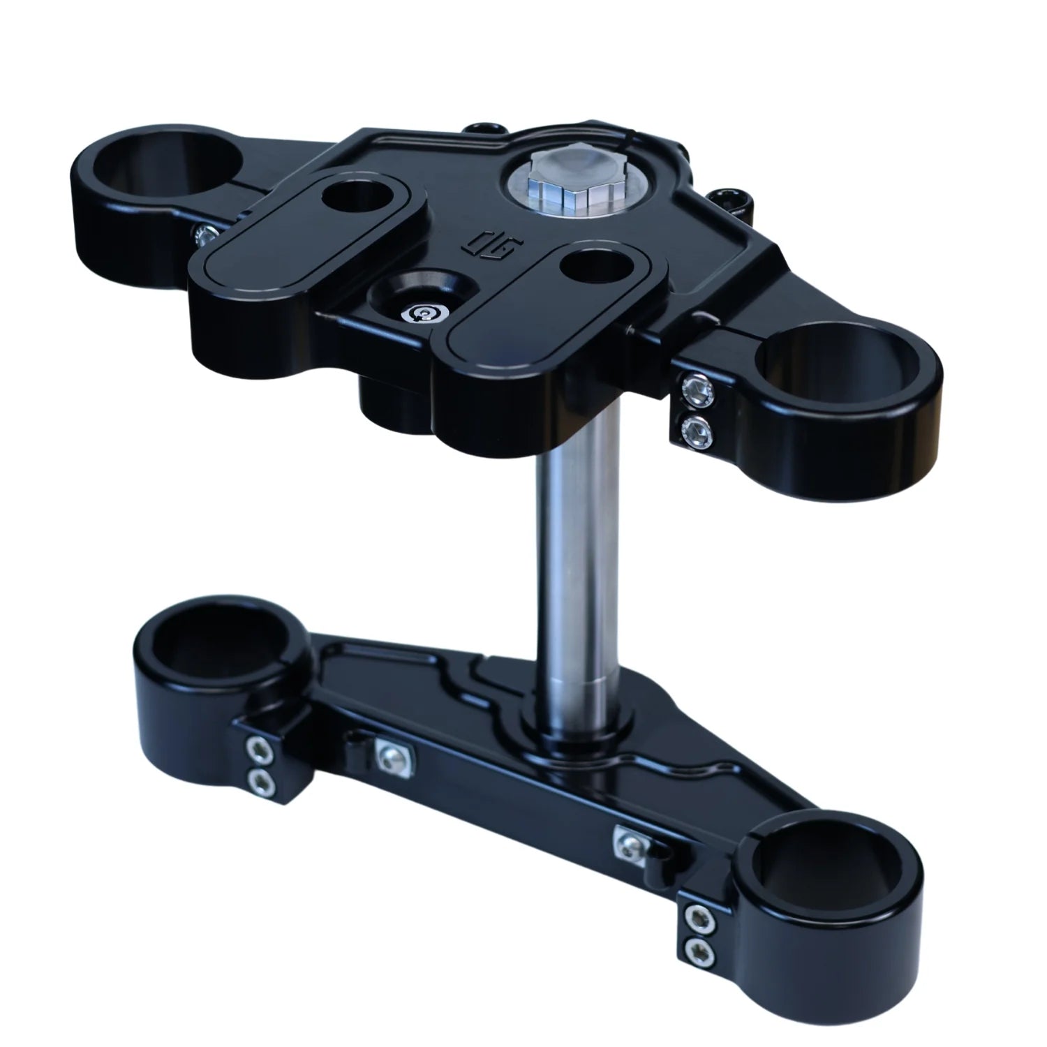 Og 2014 Up Touring Triple Trees Kit Original Garage Moto Black