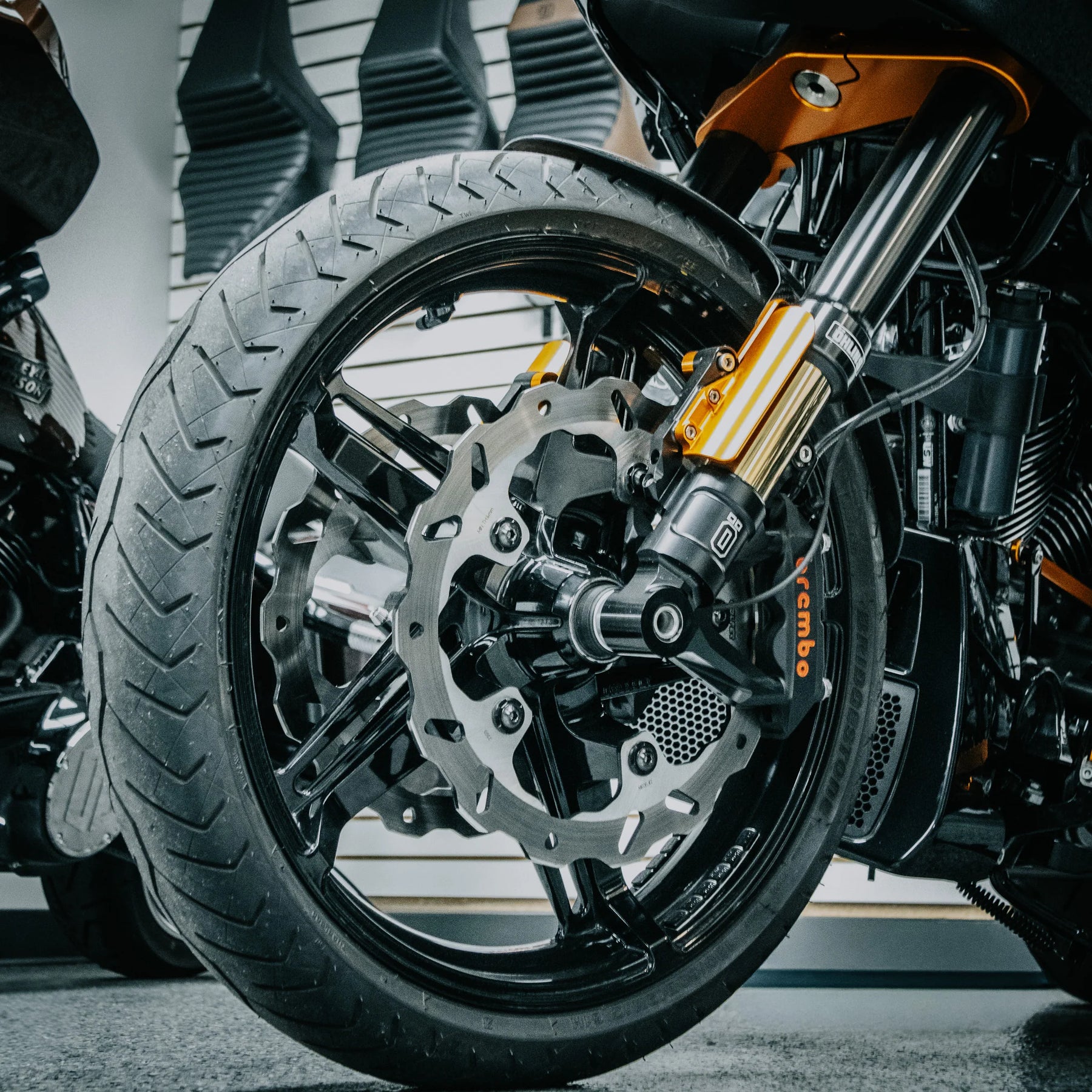 Og 2023 Up Touring Cvo Fork Guards Original Garage Moto