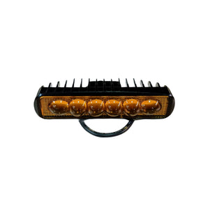 OG 6" LED Light Bar V2 Led Light Bar Original Garage Moto Hi-Visibility Amber/Orange