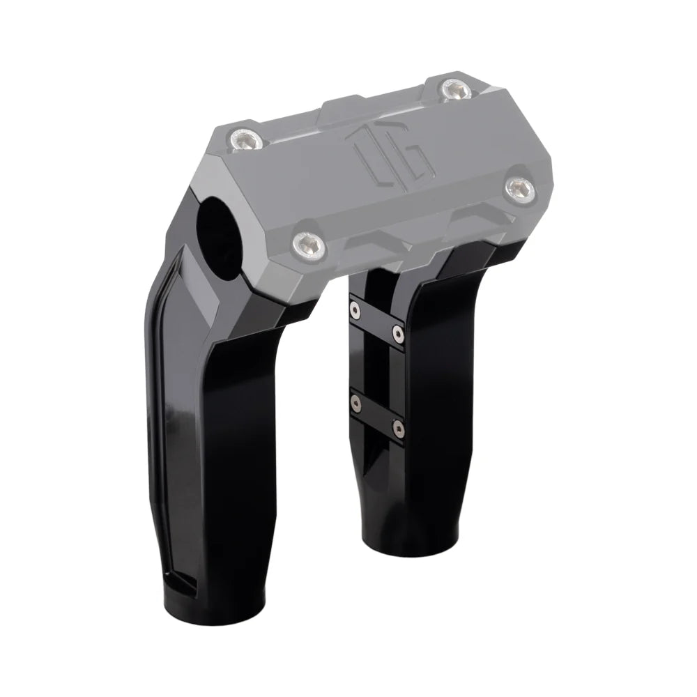 OG 6.5" Pull Back Riser Legs Riser Legs Original Garage Moto Black