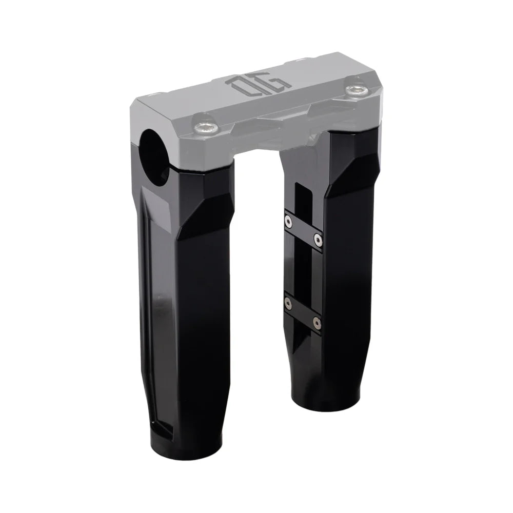 OG 6.5" Straight Riser Legs Riser Legs Original Garage Moto Black
