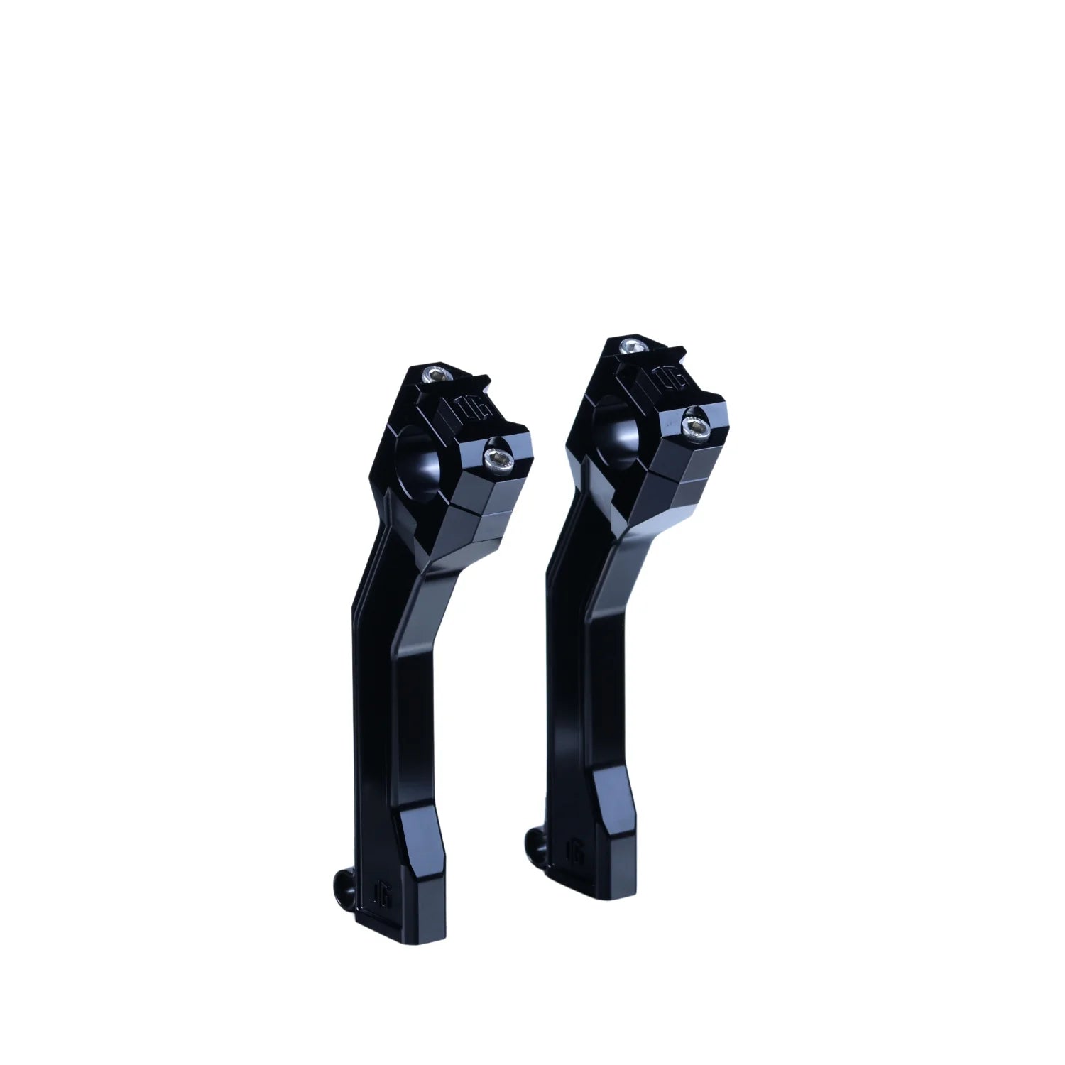 OG 7.5" Pull Back Risers - Pan America Risers Original Garage Moto Black Black