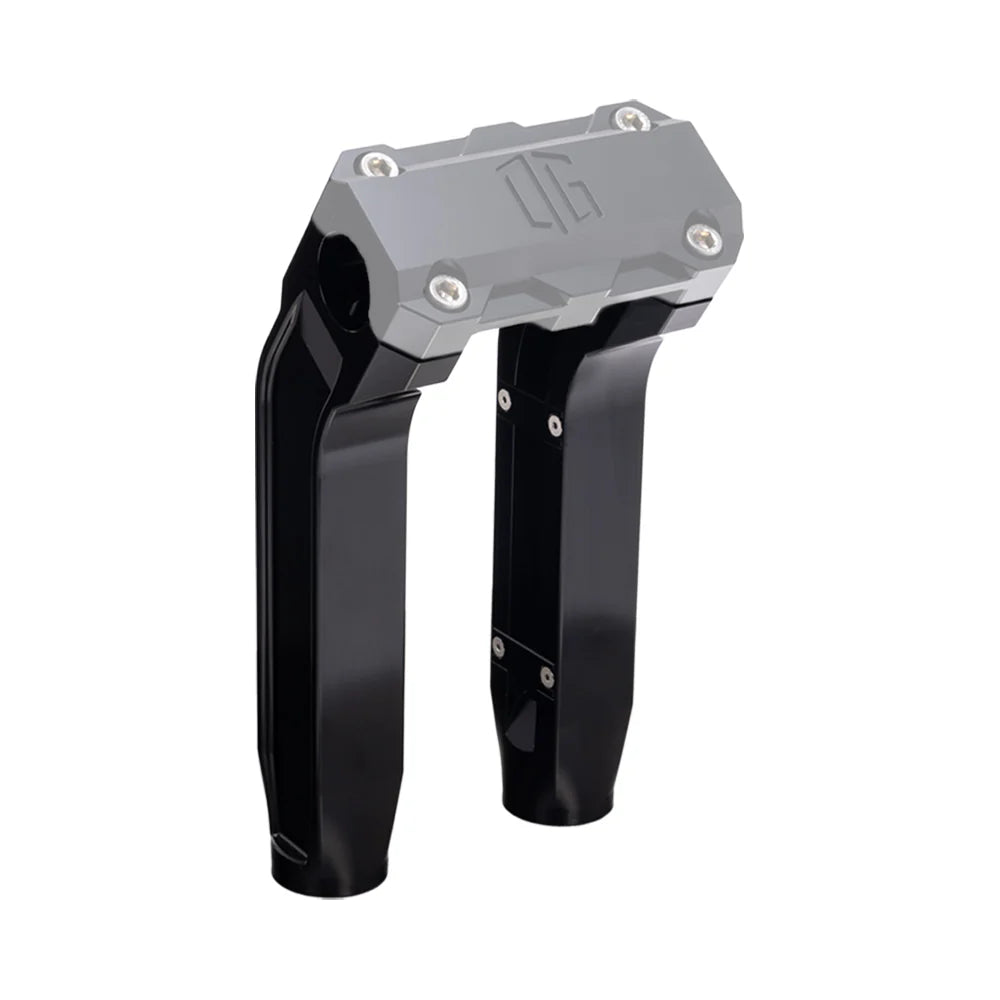 OG 8.5" Pull Back Riser Legs Risers Original Garage Moto Black