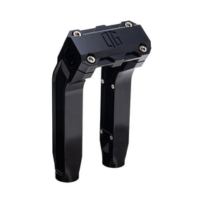 OG 8.5" Pull Back Risers Risers Original Garage Moto Standard OG Top Clamp Black Black