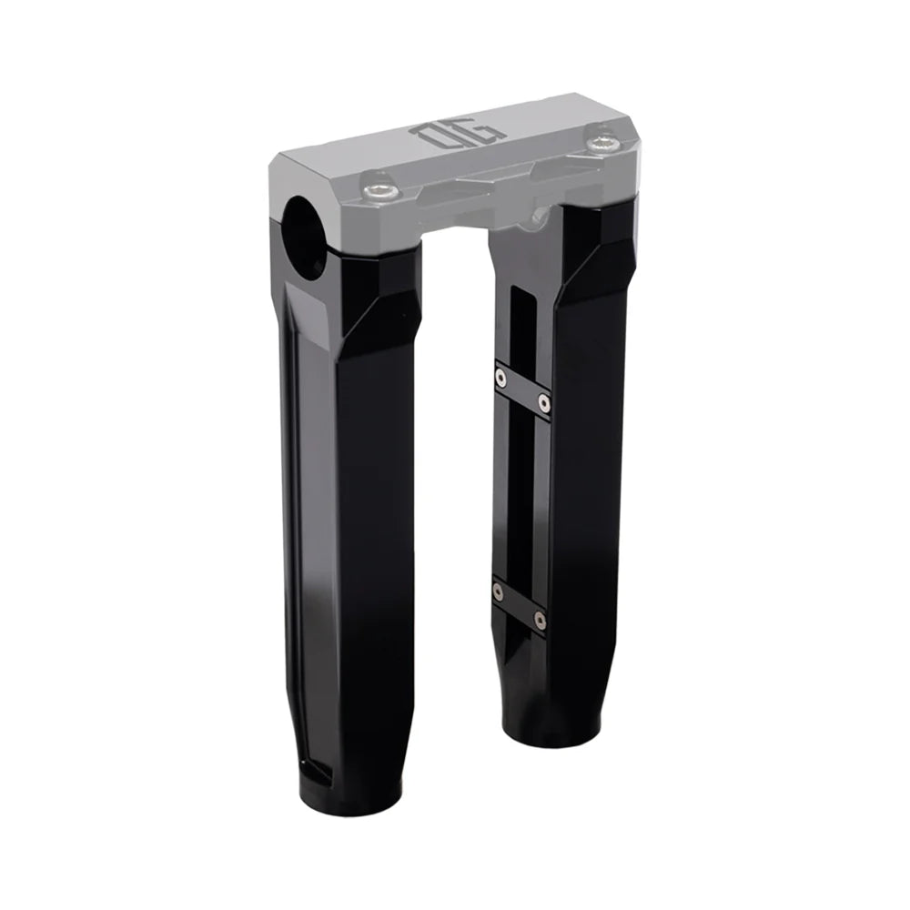 OG 8.5" Straight Riser Legs Risers Original Garage Moto Black