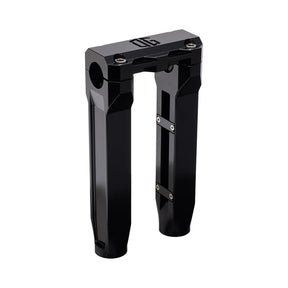 Og 8.5" Straight Risers Risers Original Garage Moto Standard OG Top Clamp Black Black
