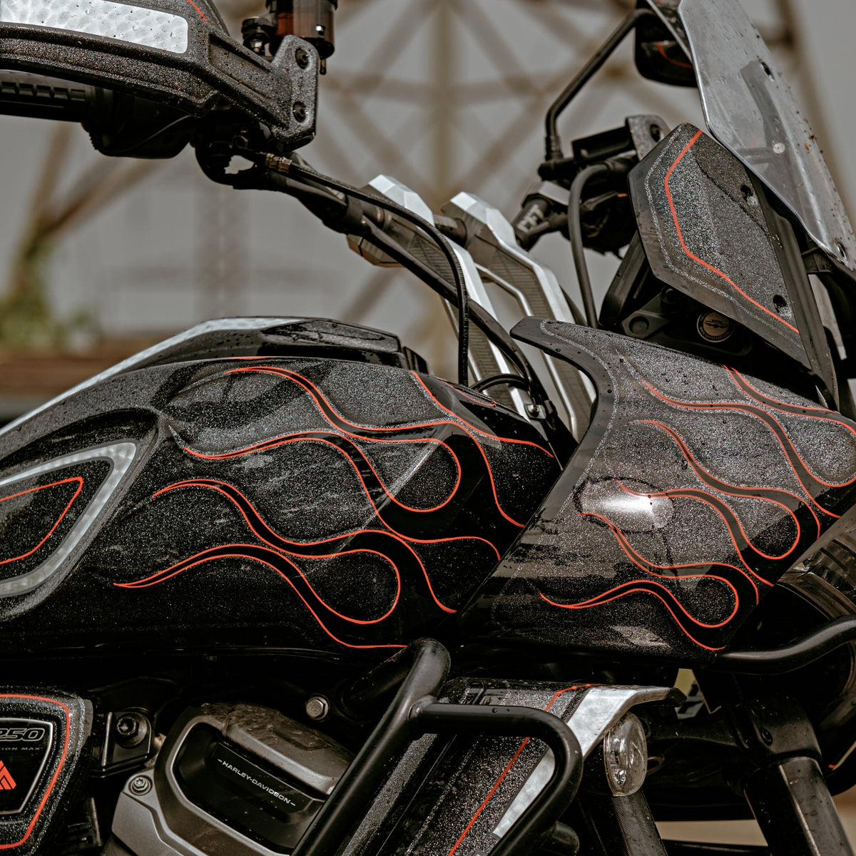 OG 9.5" Pull Back Risers - Pan America Risers Original Garage Moto