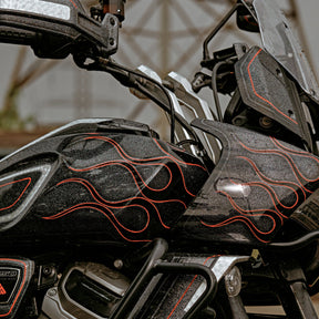 OG 9.5" Pull Back Risers - Pan America Risers Original Garage Moto