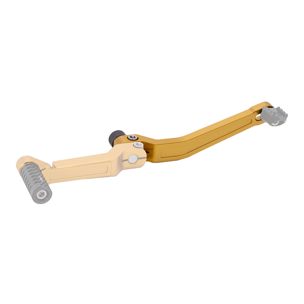 OG Adjustable Heel Shift Lever - 2009-Up Touring Heel-Toe Shift Lever Original Garage Moto Gold