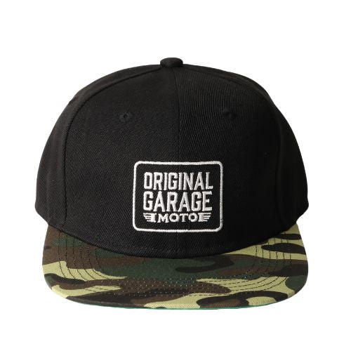 OG Black & Camo Snapback Snapback Original Garage Moto