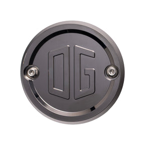 OG Points Cover - Evo & Sportster Timing Cover Original Garage Moto Black Chrome