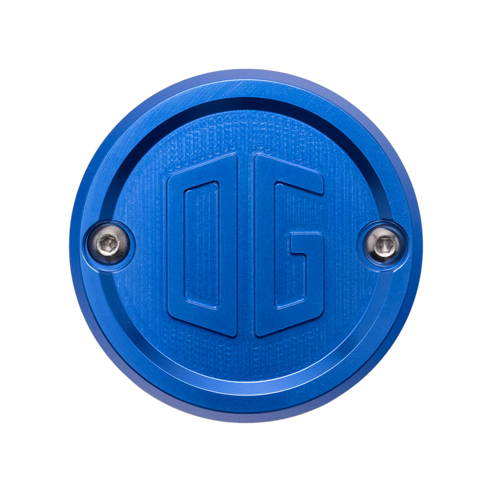 OG Points Cover - Evo & Sportster Timing Cover Original Garage Moto Blue