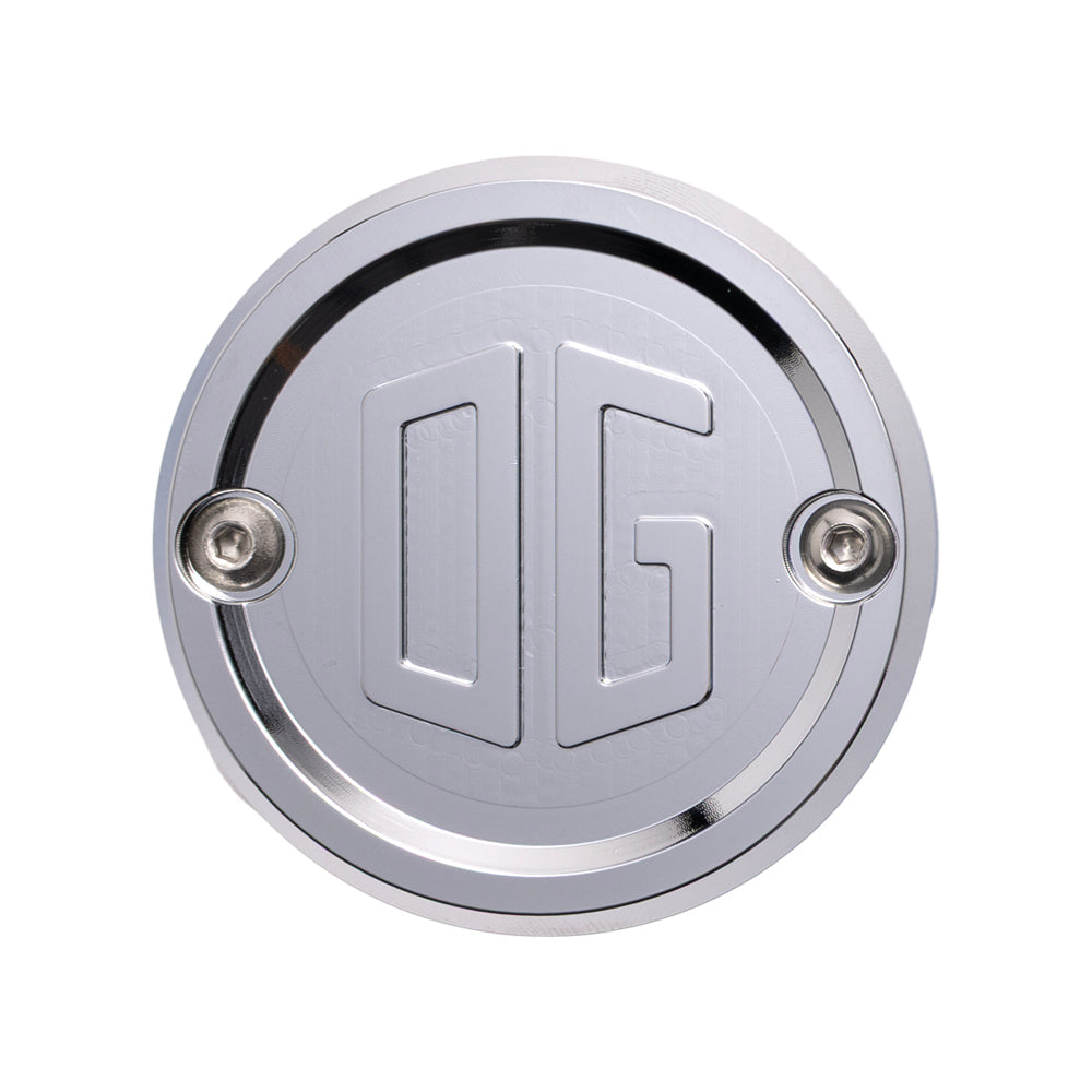OG Points Cover - Evo & Sportster Timing Cover Original Garage Moto Chrome