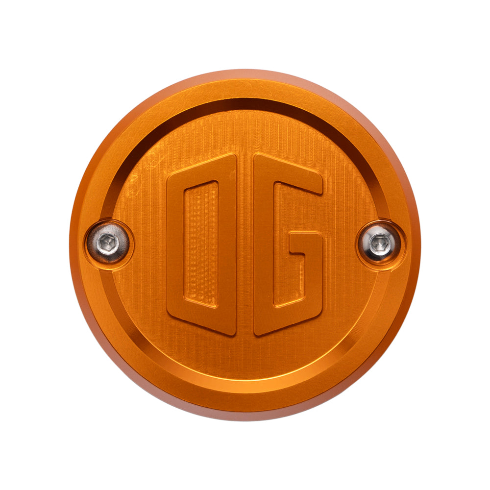 OG Points Cover - Evo & Sportster Timing Cover Original Garage Moto Orange