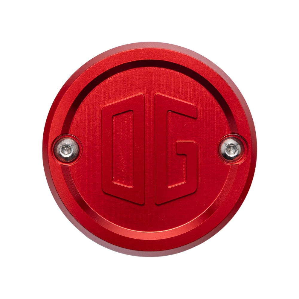 OG Points Cover - Evo & Sportster Timing Cover Original Garage Moto Red