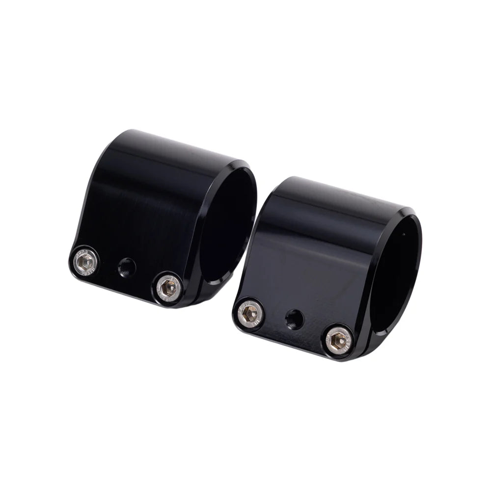 OG Fog Light Crash Bar Mounts Crash Bar Accessories Original Garage Moto Black 1 1/4"