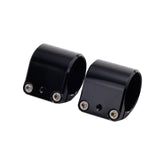 OG Fog Light Crash Bar Mounts Crash Bar Accessories Original Garage Moto Black 1 1/4"