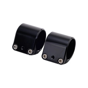 OG Fog Light Crash Bar Mounts Crash Bar Accessories Original Garage Moto Black 1 1/4"