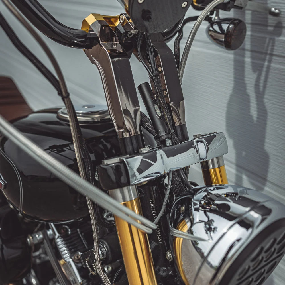 OG Fork Tube Extensions for 49mm & 39mm Harley Fork Tube Extensions Original Garage Moto