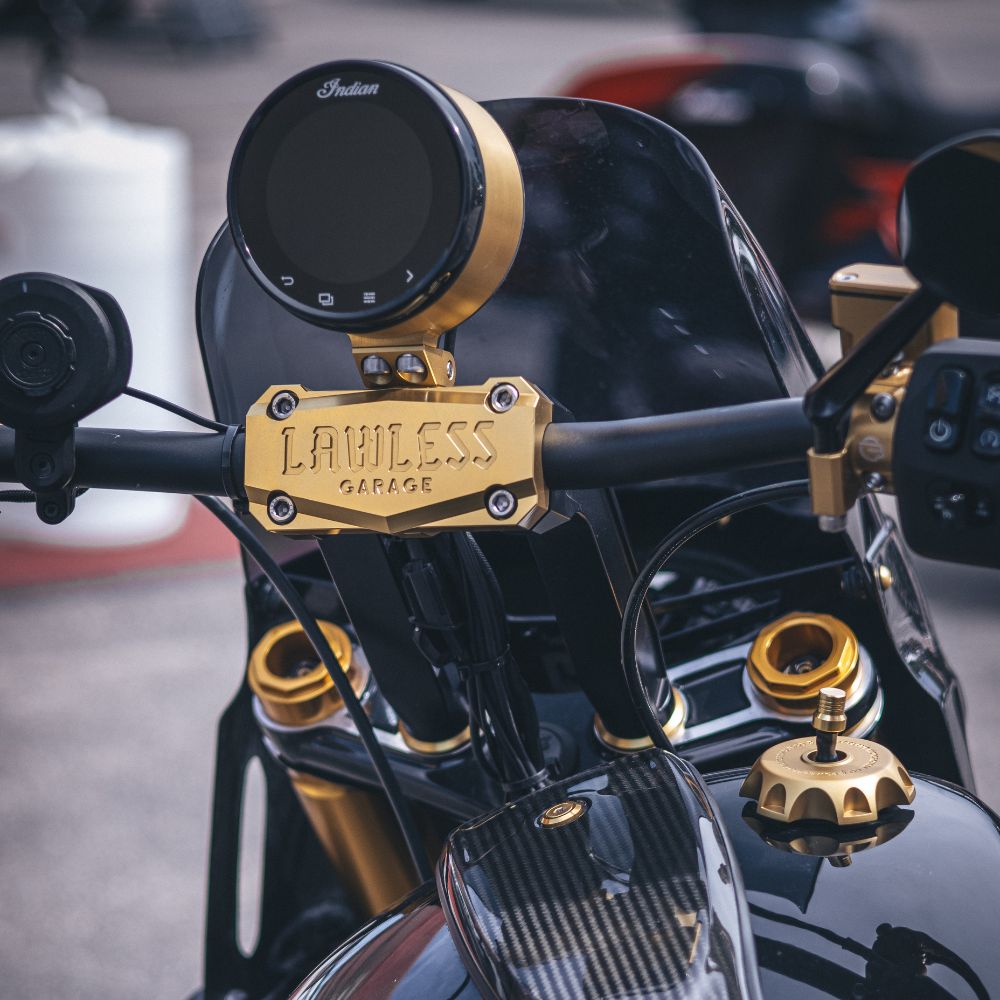 OG Billet Gauge Pod - Indian Chief Gauge Mount Original Garage Moto