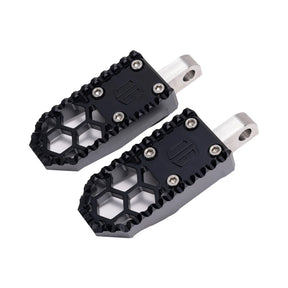 OG HoneyComp V3 Mini Foot Pegs Foot Pegs Original Garage Moto Black Dyna/FXR/XL & Bagger Passenger