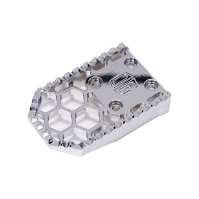 OG Bagger HoneyComp V3 Brake Pedal Gripper Kit Brake Pedal Original Garage Moto Chrome