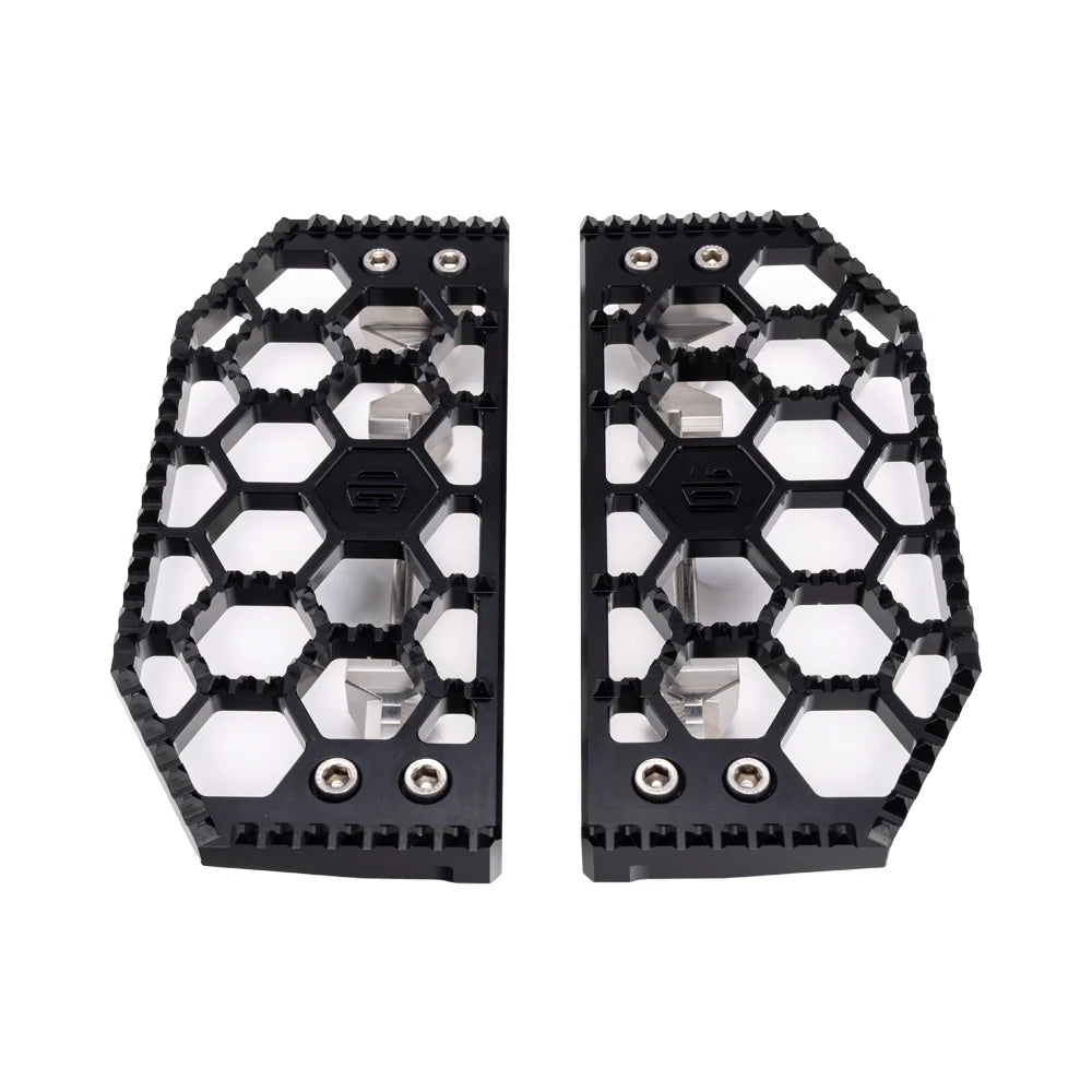 OG HoneyComp V3 Floorboards - Indian Bagger Floorboards Original Garage Moto Black