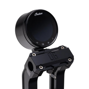 OG Billet Gauge Pod - Indian Chief Gauge Mount Original Garage Moto Black Chief Rear Mount
